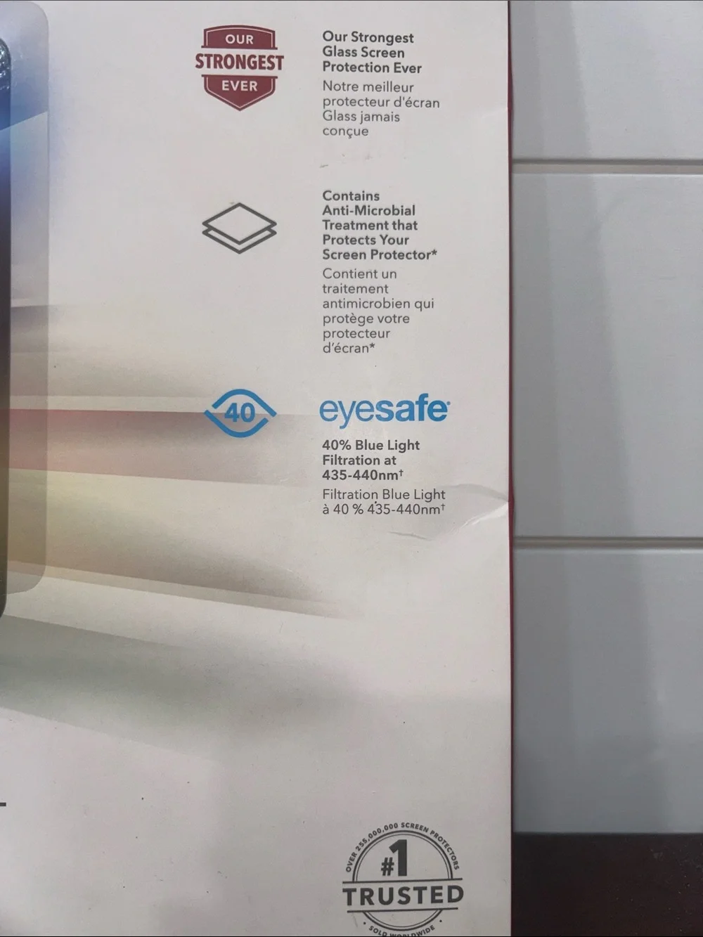 ZAGG InvisibleShield Glass Elite VisionGuard+ Screen Protector - Black Frame
